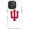 Indiana University IU Logo White iPhone 16 Pro Magsafe Impact Case